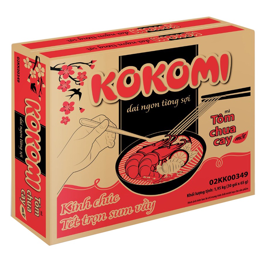 Mì Kokomi tôm chua cay 65gr