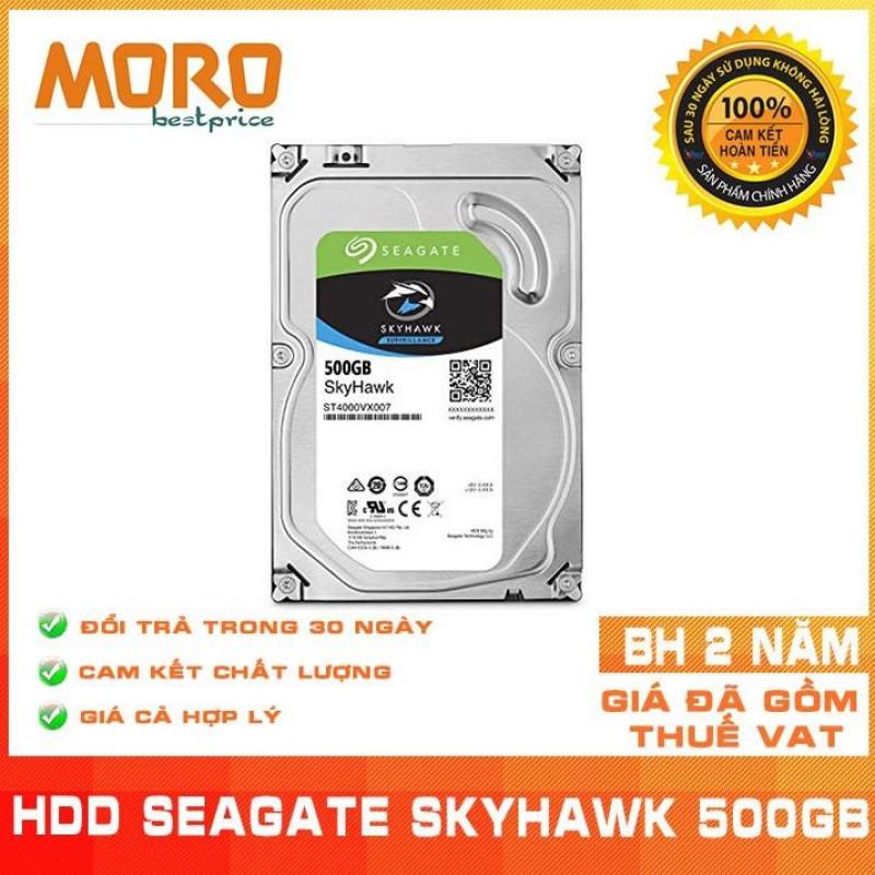 Bảng giá Ổ cứng HDD Seagate Skyhawk 500GB - Nhập khẩu từ Nhật Bản, Hàn Quốc - Bảo hành 24 tháng Phong Vũ