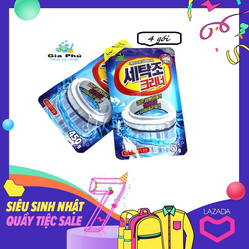 Combo 4 gói bột tẩy lổng giặt siêu sạch Hàn Quốc 450gram