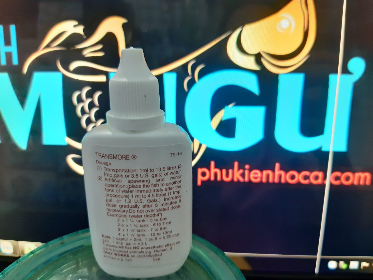 Dung Dịch Gây Mê Cho Cá Cảnh NIKA Transmore 28ml