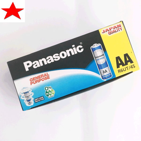 Bảng giá Hộp 60 viên Pin Panasonic Cacbon AA (Xanh)
