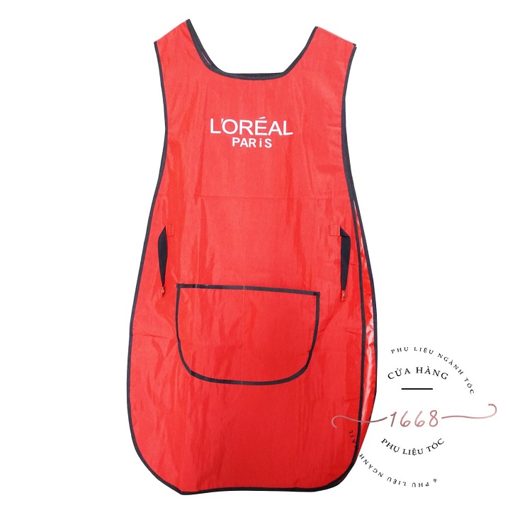 tạp dề ( áo thợ) LOREAL 2 mặt chuyên dụng cho salon tóc