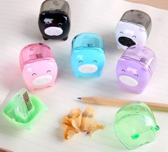 Gọt bút chì hình heo Deli 557