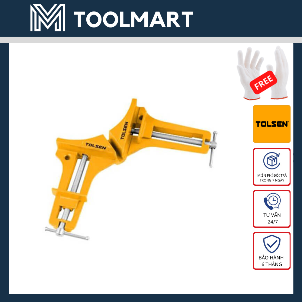 Kẹp góc 3 inch công nghiệp - hàng chính hãng - 10218