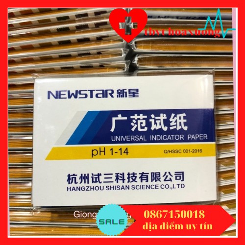 Giấy quỳ tím đo độ pH1 - 14[giá tốt]