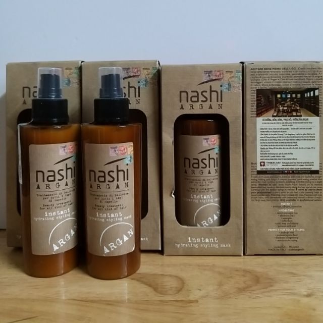 Xả Khô Argan NASHI Giúp Tóc Siêu Mềm Mượt