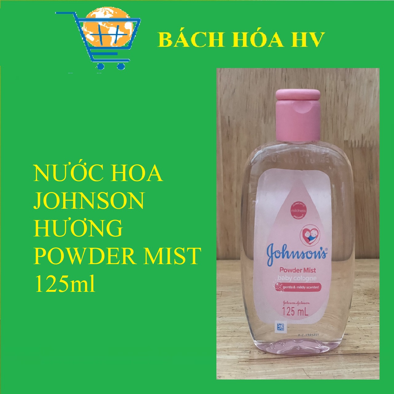 Nước hoa Johnson's 125ml - BACH HOA HV
