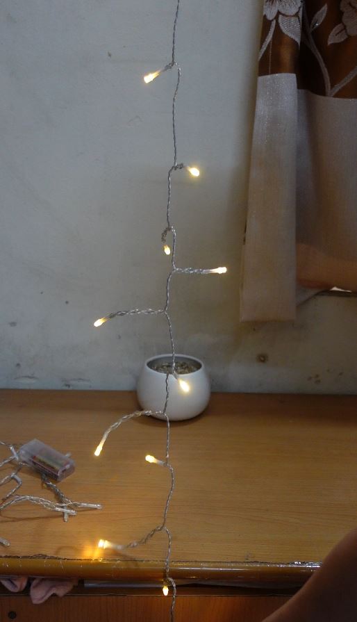 Đèn led trang trí mẫu tròn nhỏ dùng pin tiểu