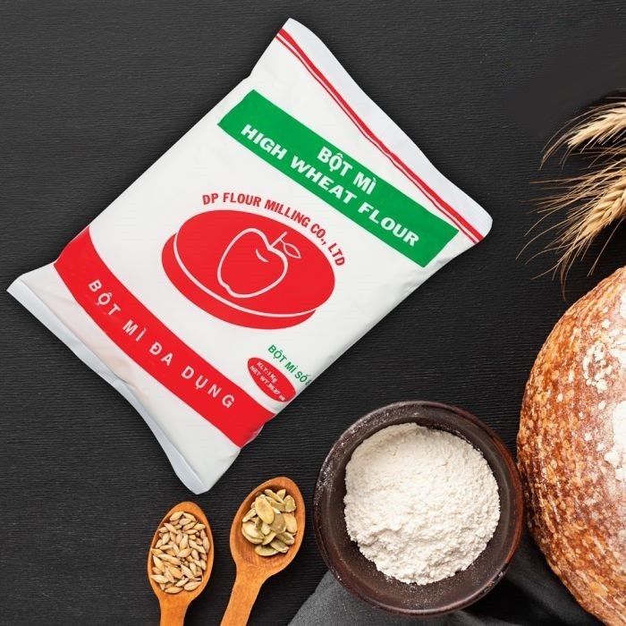 Bột mì Số 8 hiệu Táo Đỏ 500g dung làm bánh,..