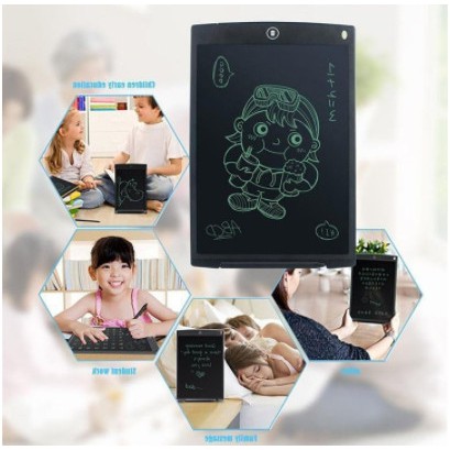 [FREE SHIP] Bảng vẽ điện tử thông minh . Bảng viết, vẽ điện tử, tự xóa thông minh màn hình LCD 8.5 inch - kèm bút cảm ứng