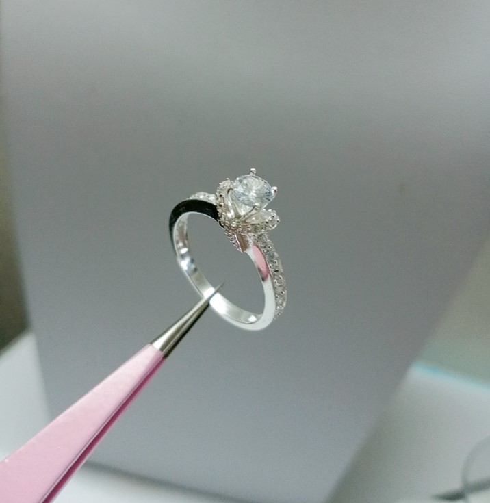 Nhẫn đính đá Bạc Ta cao cấp siêu xinh - Nhẫn bạc nữ