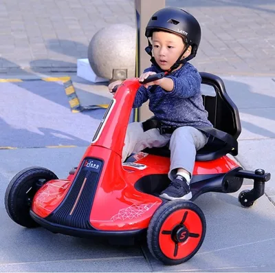 Xe điện Go Kart trẻ em. Xe điện 4 bánh Drift 360 độ (Ác Quy 12v-7A)
