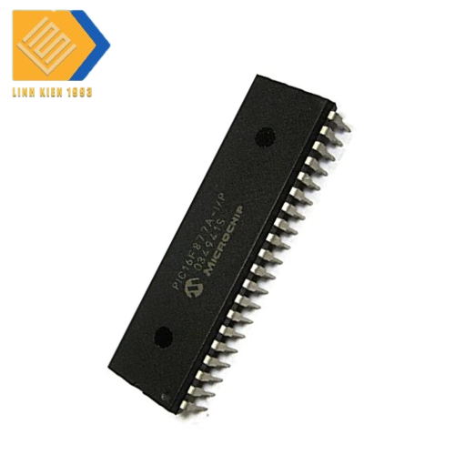 PIC16F877A-I/PT, DIP40 8-Bit PIC16F Microcontroller, 20MHz