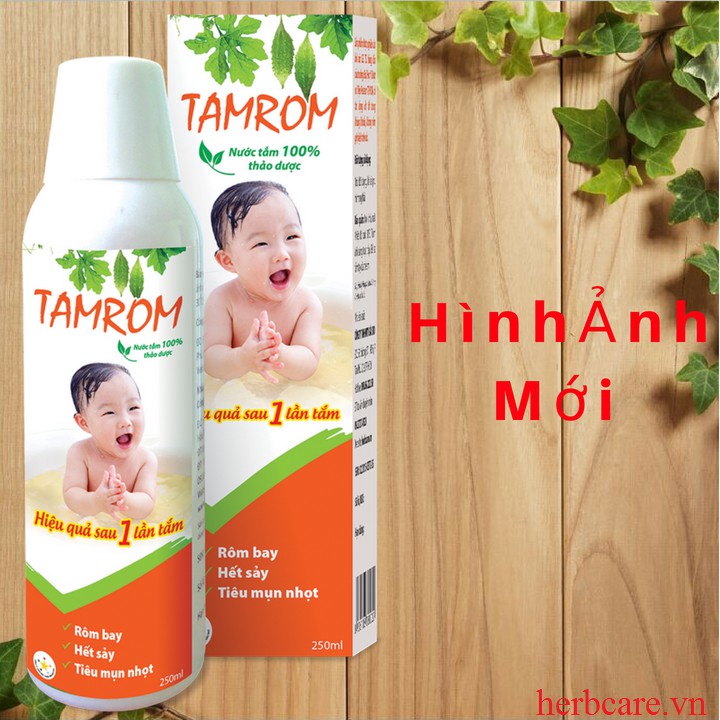 Nước tắm thảo dược trị rôm sảy Tamrom