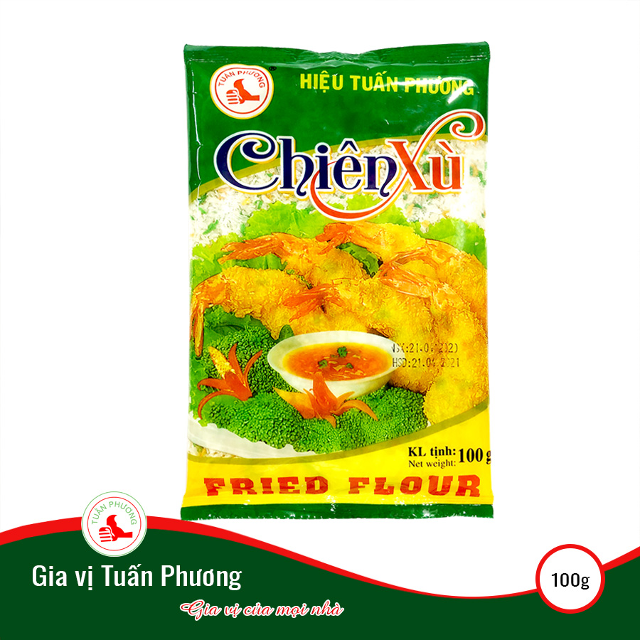 Bột Chiên Xù 3 Màu Tuấn Phương 100g ( Gói )