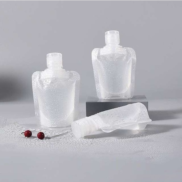 Combo 5 Túi chiết mỹ phẩm, dầu gội, dầu xả, sữa tắm đi du lịch 50ml