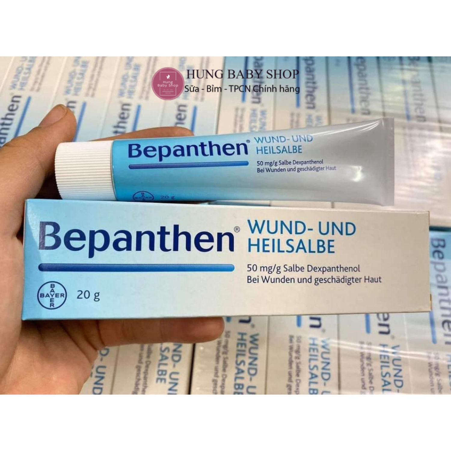 Kem hăm cho bé Bepanthen và Penaten Đức