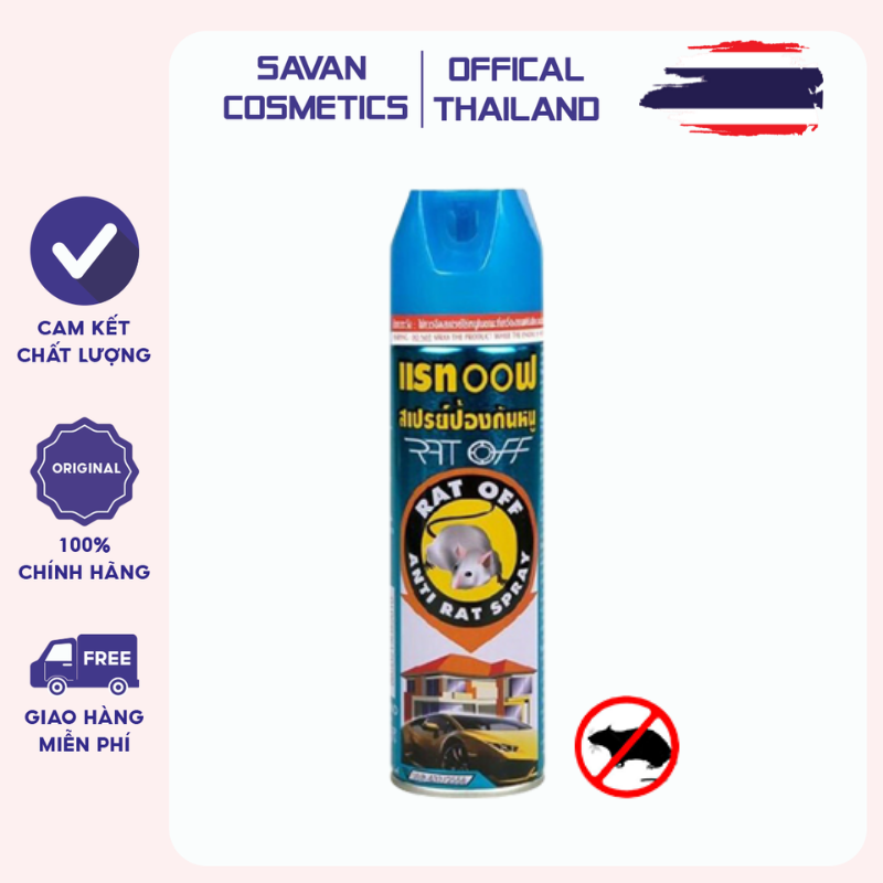 Chai Xịt Đuổi Chuột Rat Off - Anti Rat Spray Thái Lan 200ml