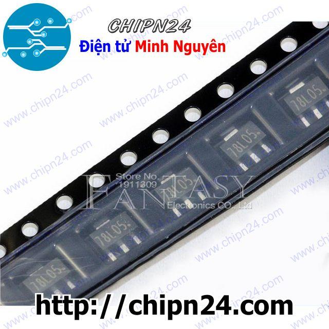[3 con] (SOP) IC Dán 78L05 SOT-89 (SMD) (7805 5V 100mA)