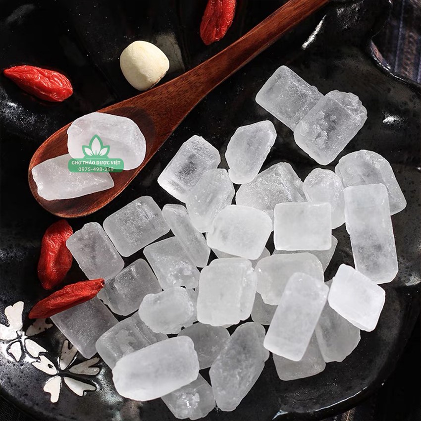 Đường phèn trắng 100g, đường phèn Lam Sơn, vị ngọt thanh, dùng nấu chè, chưng yến, nấu siro