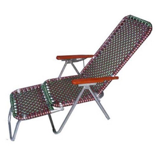 Ghế Gấp Khung Tròn Sơn Nhũ (Tay Gỗ)