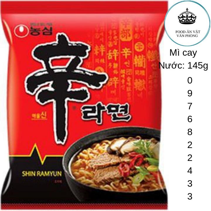 [MGG:10k]- Mỳ cay Shin Hàn Quốc - 120g/gói