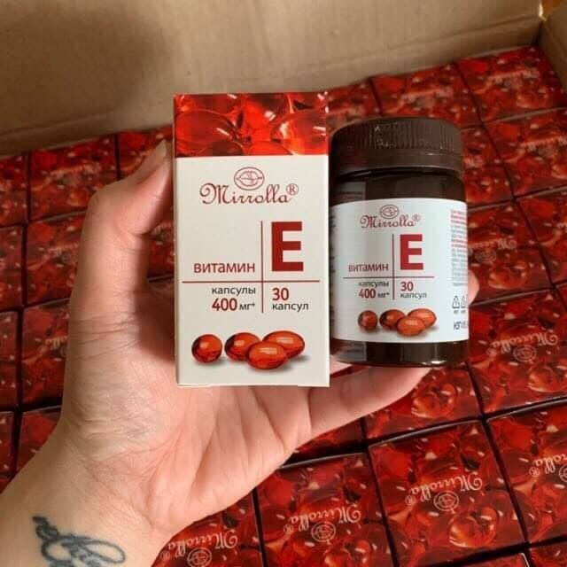 Vitamin E Đỏ Nga 400mg Mẫu Mới