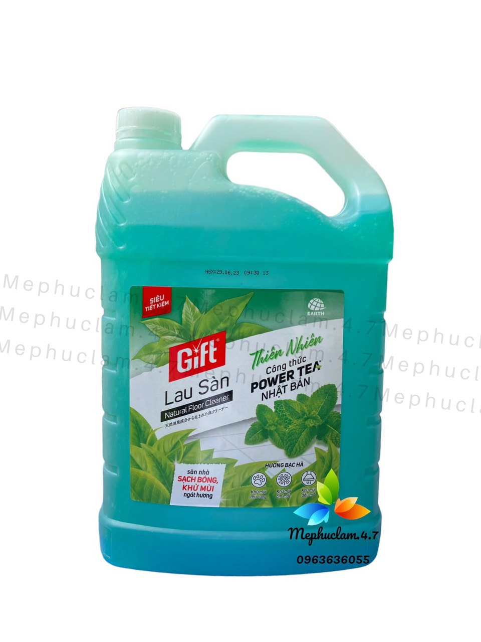 Nước Thơm Lau Sàn Gif 3.8kg.[ 7 Hương Thơm ]