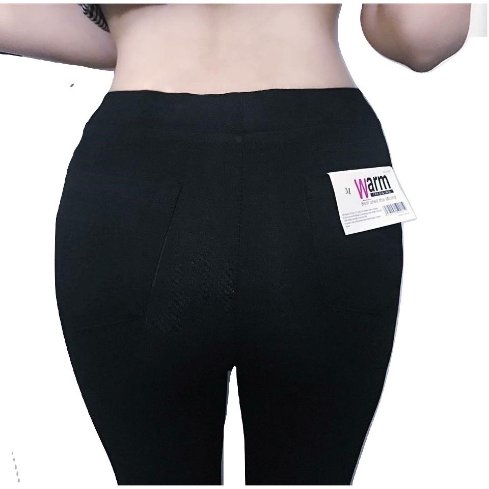 Quần legging nữ dài chất coton tôn dáng co giãn 4 chiều