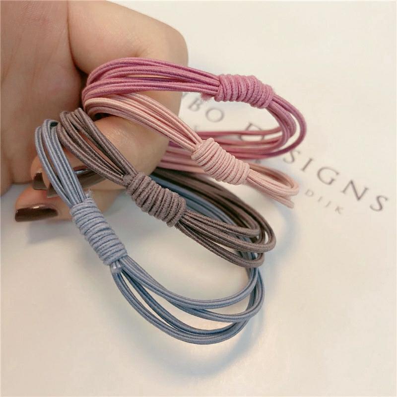 COMBO 5 THUN CỘT TÓC MIX 3 VÒNG - SET 02 CỘT TÓC RAIBOW