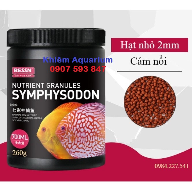 Thức ăn cá dĩa giúp cá dĩa lên màu BESSN 260gr