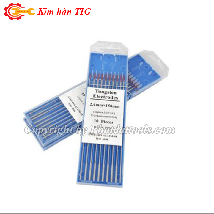 Kim hàn Tig-Điện cực TUNGSTEN-1.6-2.0-2.4-3.2mm