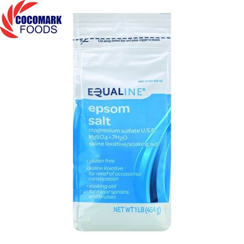 Muối Tắm (Muối Vô Cơ) hiệu Equaline epsom salt nguyên chất bổ sung magie Equaline 454g