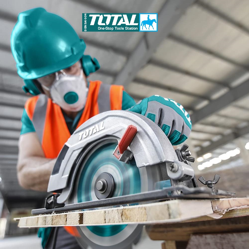 Máy cưa gỗ đĩa tròn 185mm 1600w total ts1161856