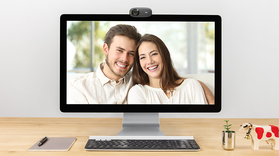 Webcam Logitech C310 (Đen) - Tem DIGIWORLD / VĨNH XUÂN Phân Phối