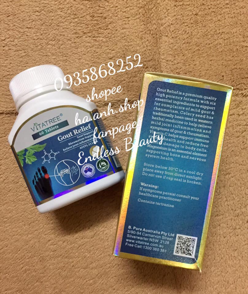 Vitatree Gout Relief 60 viên