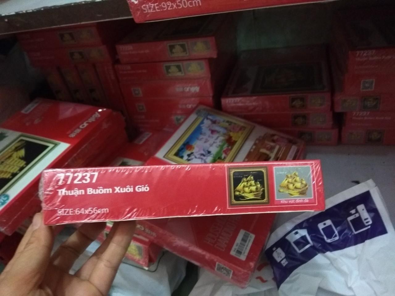 [HCM]Tranh đính đá thuyền vàng thuận buồm xuôi gió 77237