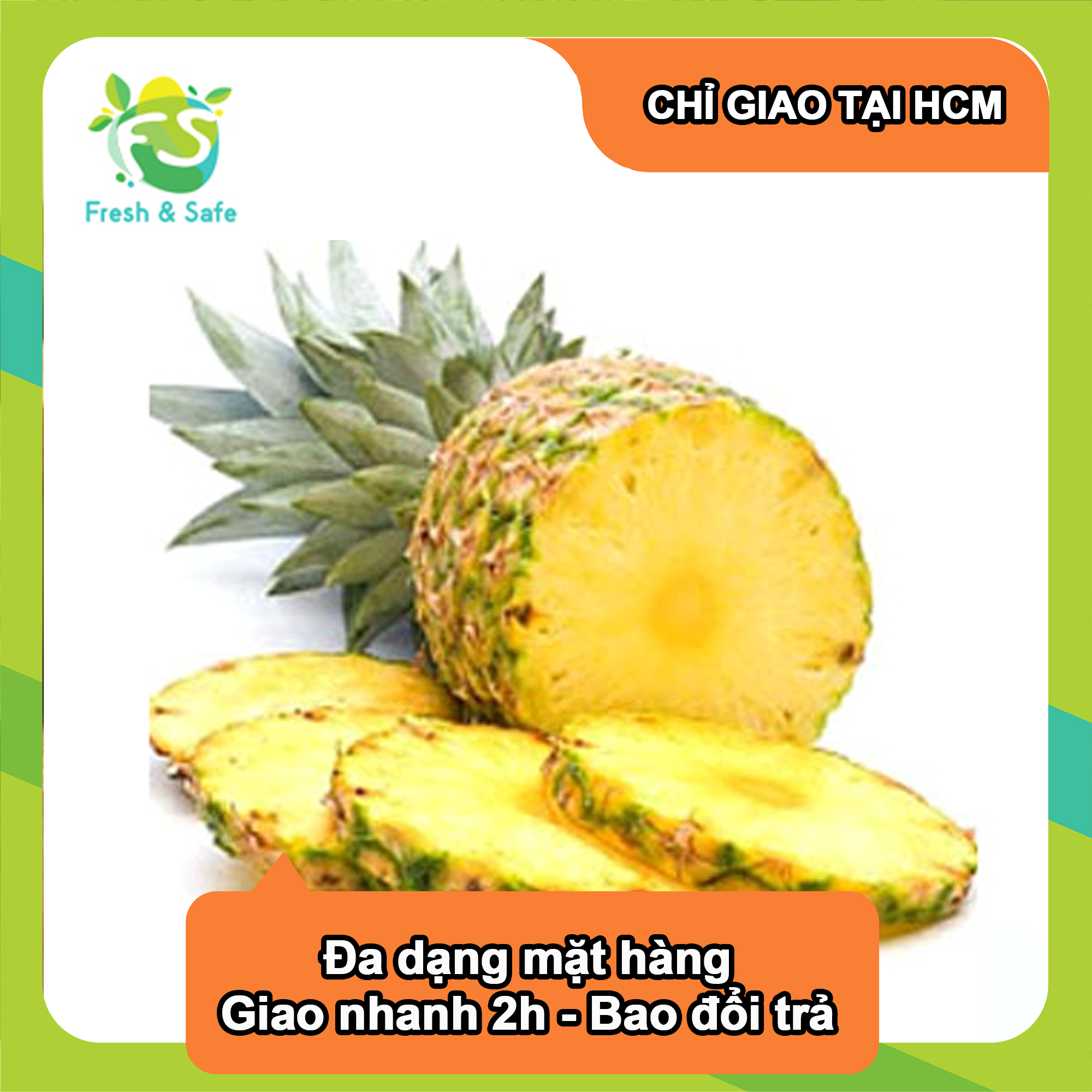 [Chỉ Giao HCM] Thơm Trái Nguyên Vỏ - 1 trái