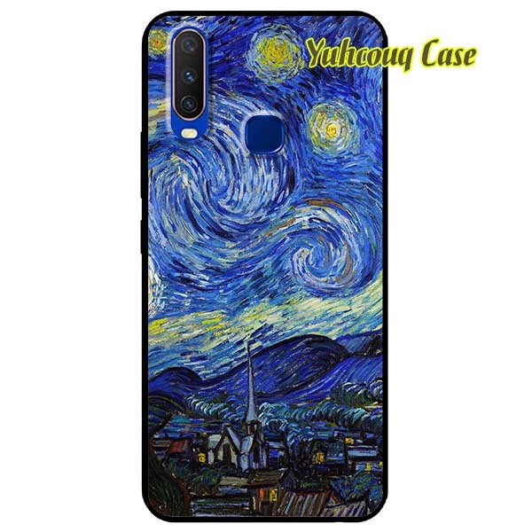 [HCM]Ốp Cường Lực Dẻo Đen Dành Cho Vivo Y2 - Vivo Y15 - Vivo Y17 Mẫu Tranh