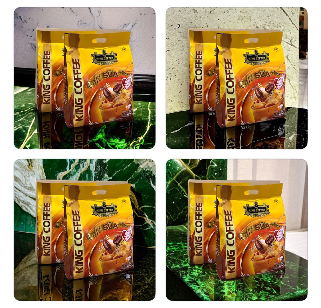 (02 TÚI LỚN)Cà phê sữa King Coffee - Túi 50 gói