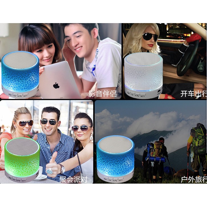 Loa Bluetooth Đa Năng A9 Có Đèn Led Nháy Theo Nhạc