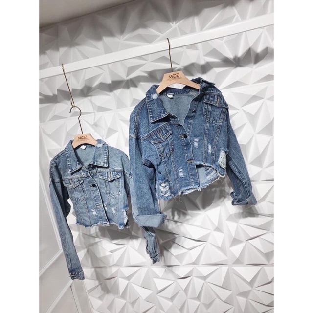 Áo khoác jeans có nón