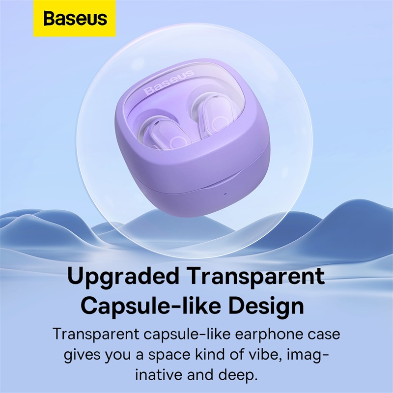 Tai Nghe BASEUS WM01 WM02 TWS Bluetooth 5.3 Không Dây Công Nghệ Chống Tiếng Ồn Thiết Kế Nhỏ Gọn Xinh Xắn Tương Thích