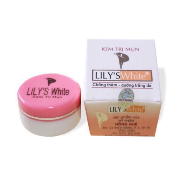 Kem lyly white sạch mụn 8g