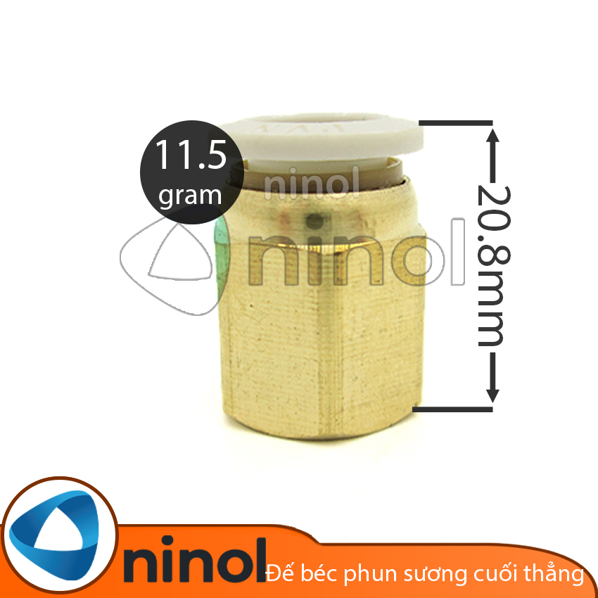 Đế béc phun sương nối thẳng cuối dây