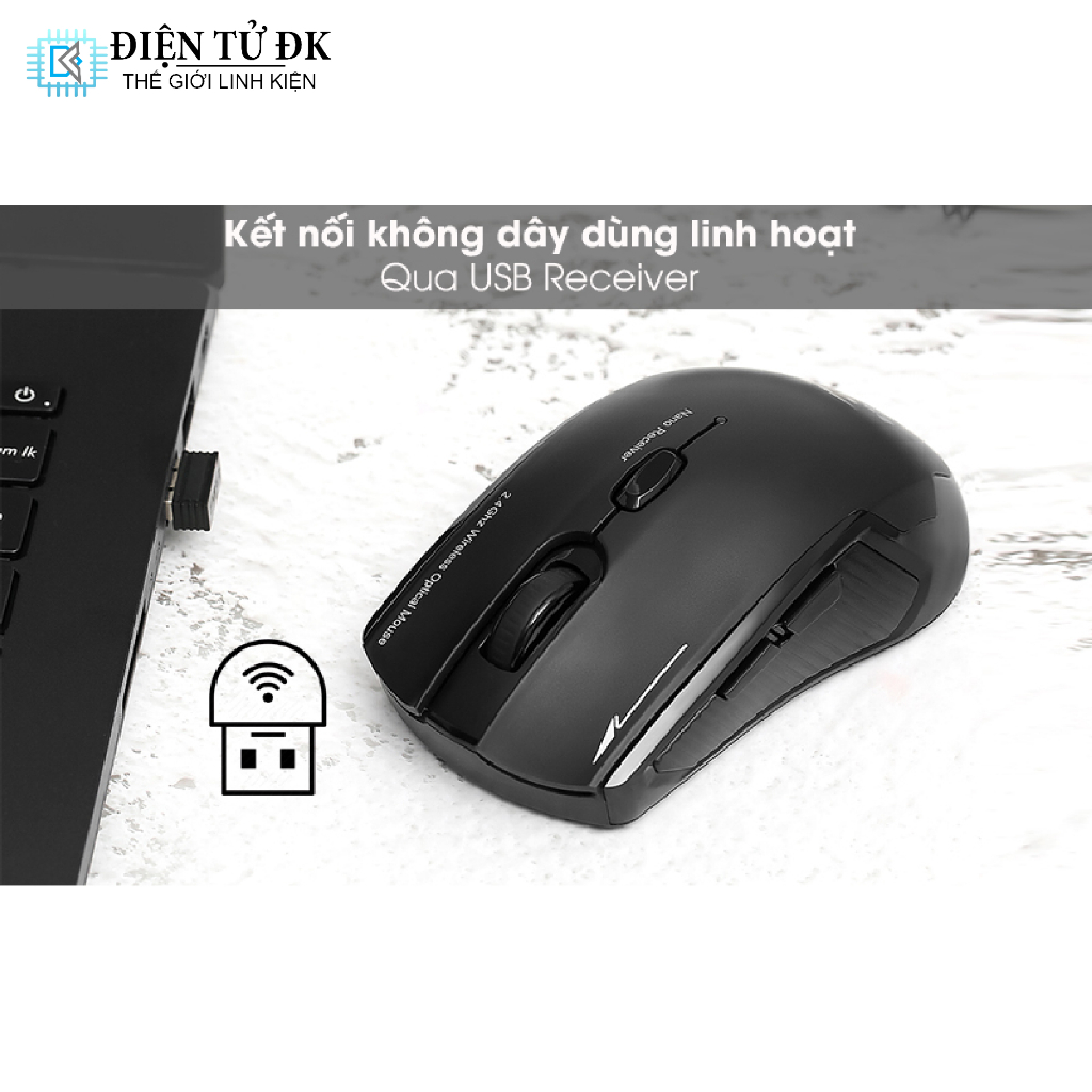 Chuột Không Dây Zadez M338 (Like New)