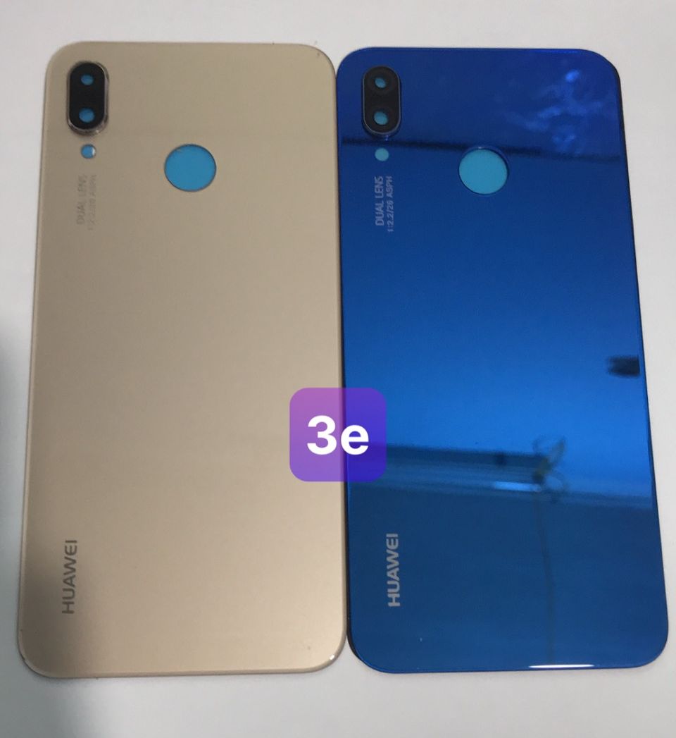 kính lưng huawei Nova 3E - gồm lưng,kính camera