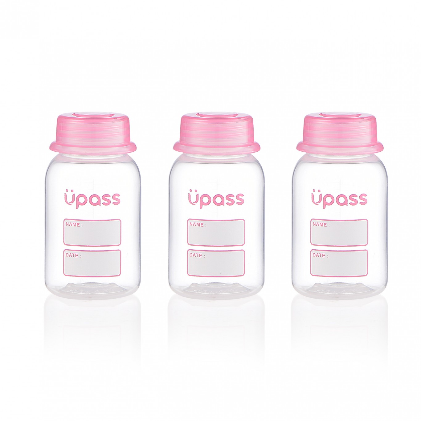 Bình trữ sữa 125ml (bộ 3 bình) Upass UP0101W