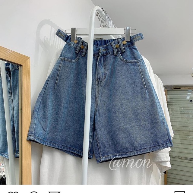 🔅QUẦN JEANS NGỐ NỮ ĐAI NÚT