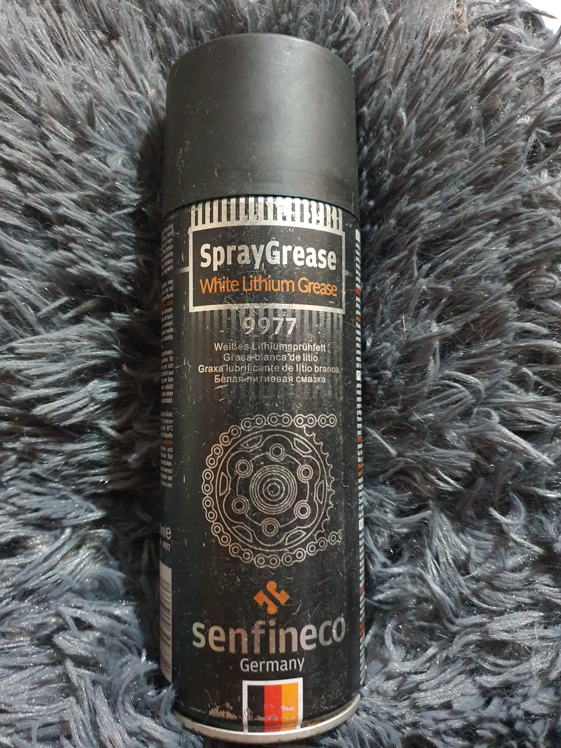 [HẺM NHỚT] Xịt dưỡng sên Senfineco 9977 nhập khẩu Đức - Spray Grease 450mL